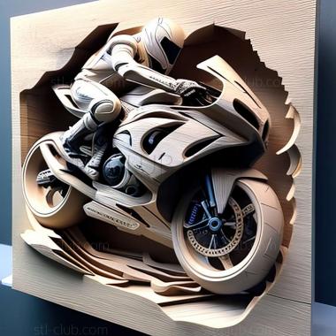 3D мадэль BMW HP4 Race (STL)